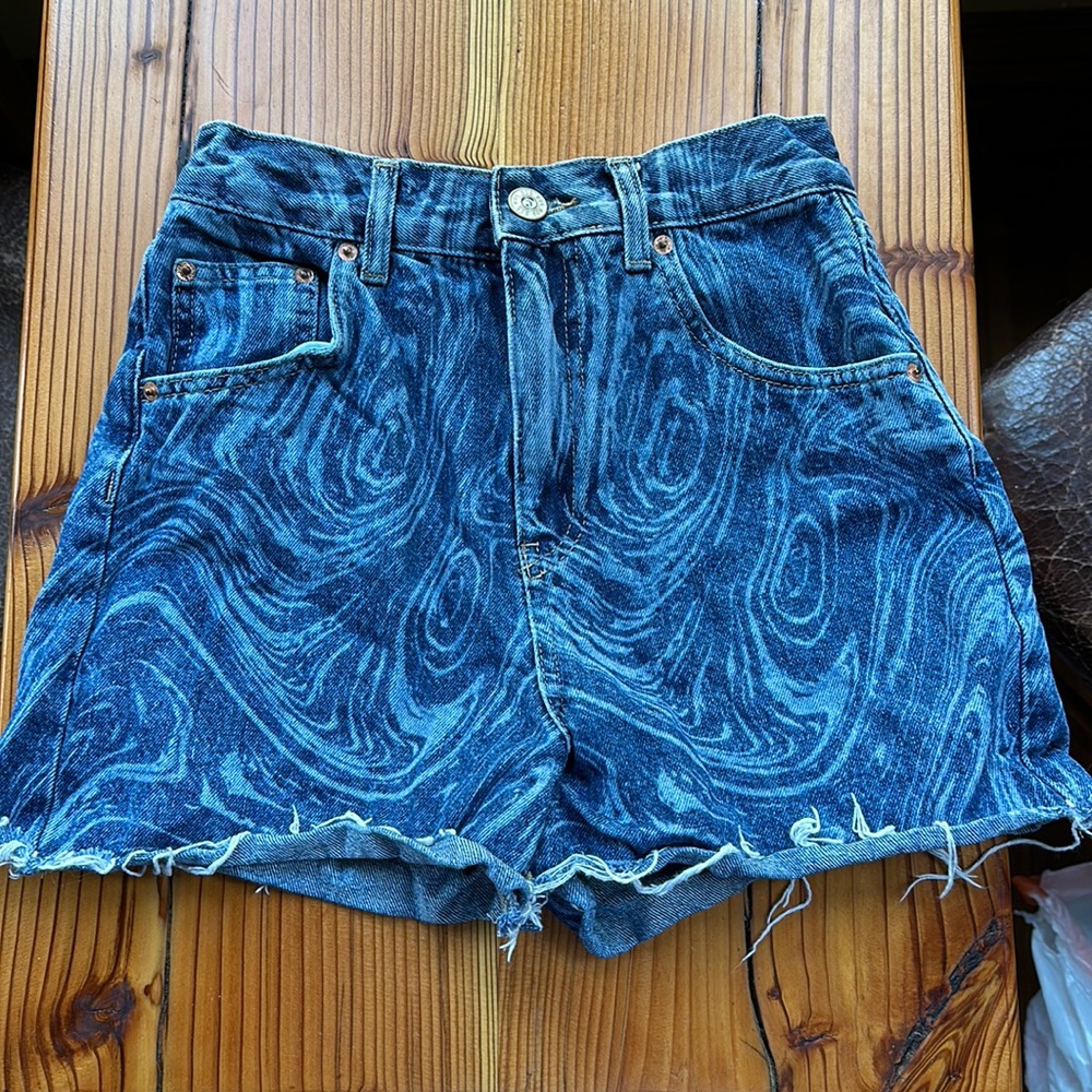 RARE Urban Outfitters recycled denim jean shorts